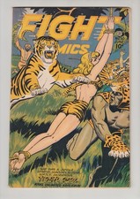 FIGHT COMICS #50 VF- 7.5 FICTION HOUSE MAGAZINES 1947 picture
