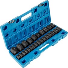 Impact Socket Set 1/2 Inches 26 Piece Impact Sockets, Shallow Socket, 6-Point So picture