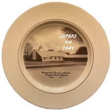 1971 VIRGINIA BEACH, VA, KEMPSVILLE CHURCH OF CHRIST COLLECTOR PLATE picture