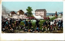 Battle Lexington Antique Undivided Back Postcard Unposted Unused Vintage Vtg picture
