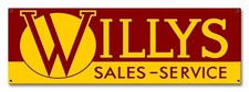 WILLYS SALES SERVICE JEEP AUTOMOBILE 18