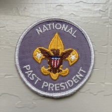 BSA BOY SCOUTS OF AMERICA NATIONAL Past President POSITION PATCH ~TWILL - As Is picture