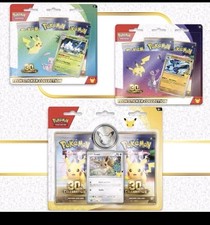 Pokemon 30th Anniversary Celebration Tech Sticker Blister Bundle. PRE ORDER NOV  picture