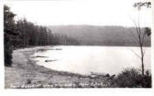 RPPC LIMEKILN LAKE FULTON CHAIN LAKES WOODS INN INLET NEW YORK PHOTO POSTCARD picture