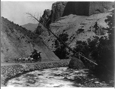 Photo:Gardiner River Yellowstone National Park 1905 Stagecoach Rapids picture