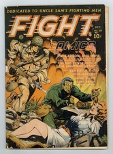 Fight Comics #28 FR/GD 1.5 TRIMMED 1943 picture