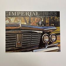 Chrysler Imperial 1963 America's Most carefully Built Car Booklet picture