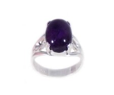 18thC Antique 6½ct Scotland Amethyst + Ring: Roman Legionnaire Hoplite Talisman picture