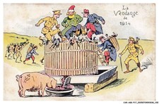 CAR-AGKP17-0926-COCHON Postcard - The 1914 Harvest picture