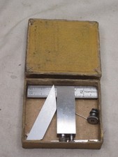 vintage Lufkin Rule Co. No. 138 Diemakers Square tool kit machinist measure set picture