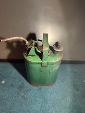 Oil and gas can green rare good condition picture