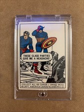 1966 Donruss Marvel Super Heroes #6 Captain America Spider-Man Very High Grade picture