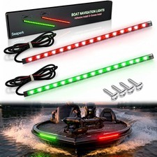 LED Boat Navigation Lights Red Green Marine Bow Nav Lights Bass Pontoon Jon Boat picture