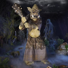 8 FT Wicked Woods Giant-Sized Animated LED Tumble the Troll picture