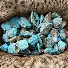 2000 Carat Lots of Old Stock Kingman, AZ Turquoise Rough - VERY HIGH END picture