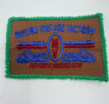 Vintage Malibu Surf Patch Authentic Surfboard Jacket Embroidered Badge Californa picture