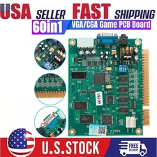 Arcade JAMMA 60 IN 1 Multicade Board CGA/VGA Output For Classic Jamma PCB Game picture