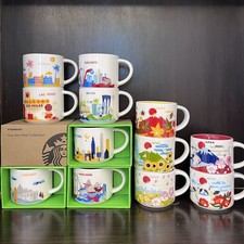 HOT Starbucks 2oz Mini Global Cities “You Are Here” Coffee Mug Desktop Ornament picture