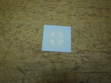 Schwinn Quality Round White Seat Tube Bicycle Decal Stingray Hornet American & picture
