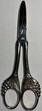 Wasa Vintage nickel-plated steel or stainless Grape Shears Scissors 6