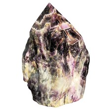 Superb 13cm Blue Amethyst Crystal Quartz Healing Reiki Stone Unshaped Raw Point picture