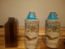 Lot 3 Vintage 70s Cricket by Gilette Lighter Holders Christmas Amber w/ 9  picture