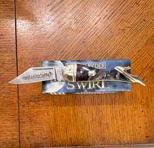Rough Ryder Midnight Swirl RR960 Manual Slipjoint Clip Point Plain SS Black/Gray picture