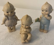 Vintage Set Of 3 Kewpie 1985 Jesco Korea Girl Adorable Me Boy & Baby Angel VGUC picture