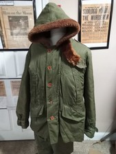 Original WW2 USAAF A-9 Flight Trousers & B-11 Flight Jacket Suspenders sz 42/38 picture