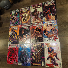 DC COMIC LOT: WONDER WOMAN ADAM HUGHES COVERS × 12: SEE LIST picture