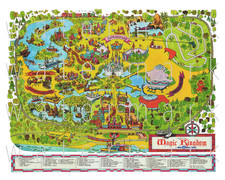 1971 Walt Disney World Magic Kingdom Map 8X10 poster print photo RP picture