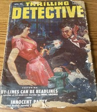 Thrilling Detective Pulp Magazine April 1951 picture