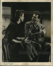 1957 Press Photo Cameron Mitchell and Dian Foster Star In 
