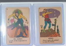 1936 BUCK ROGERS 25TH CENTURY GAME CARD #6 & #7 DR. JONDA & YEDDO EXCELLENT  picture