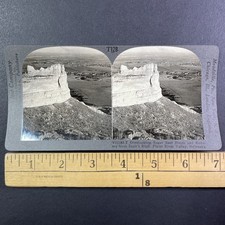 Nebraska Stereoview Keystone View Co. Platte River Valley Scott's Bluff picture