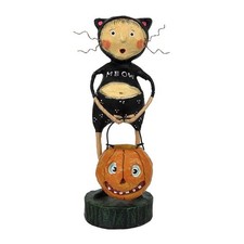 Lori Mitchell Halloween Collection Fraidy Cat Figurine 70318 picture