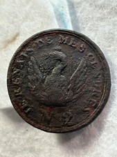 PHOENIX COAT BUTTON 2nd Regiment of Haiti / West Coast Trade Button picture