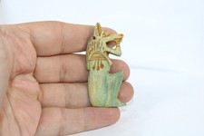 Egyptian Antique Amulet Pendant of Anubis Pharaonic Era BC picture