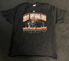 Vintage San Francisco Giants 2011 Opening Day World Series Champ T-Shirt Size XL picture