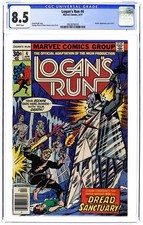 Logan's Run #4 Movie Adaptation - 1977 - CGC 8.5 - George Perez & Klaus Janson picture