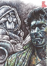 Druuna. Tribute to Paolo Serpieri. Marker. 8,3x11,7inch. COA Included. picture