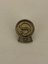 Vintage Interlocking GS Logo Swivel Star Lapel Pin Bronze Service Award picture