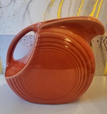 Vintage Pristine Piece Fiestaware Persimmon Water Pitcher Imprint, No 