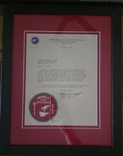 NASA Astronaut Ed White Framed Typed Letter Signed on NASA Letterhead Oct 1962 picture