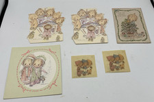 Lot of Hallmark Betsey Clark Vintage Christmas Cards 3 Seals Gift Cards picture