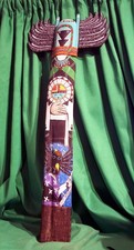 Hopi Kachina Doll - Crow Mother Wall Hanger By Jacob Cook - Huge & Beautiful picture