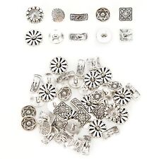 Button for Sewing 50 Pieces Antique Silver Metal Decorations Buttons，Mixed Vi... picture