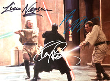 STAR WARS Ep. 1 Signed (Neeson, Park, McGregor) 8x10