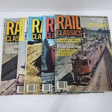 Rail Classics Magazine Lot of 5 1976 to 1977 Vintage Trains picture