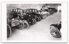 RPPC Hemp Antique Museum Rochester MN 40 Vintage Cars Horse Drawn Vehicles picture